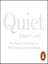 Quiet (MP3): The Power of Introverts in a World That Can't Stop Talking